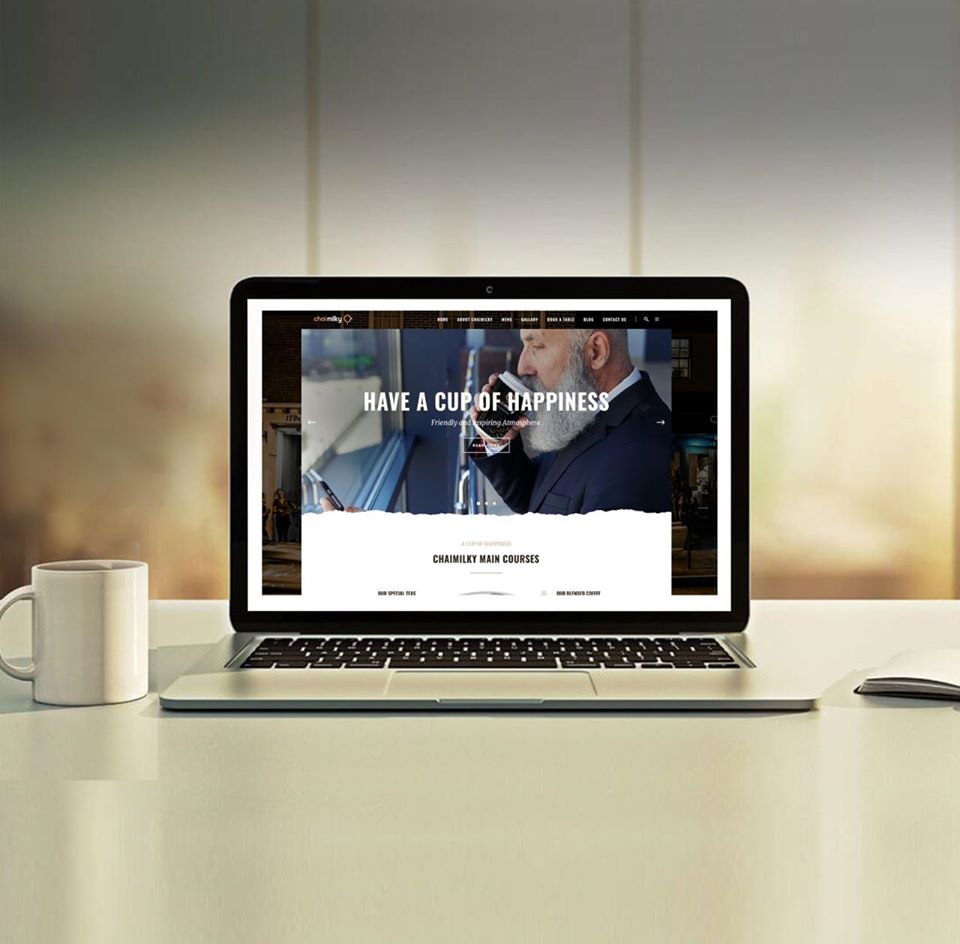 Designed and developed Website for UAE based cafe brand ChaiMilky.