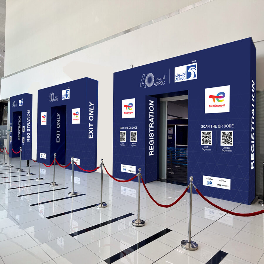 ADIPEC Exhibition Visitor & Delegate Registration Zone