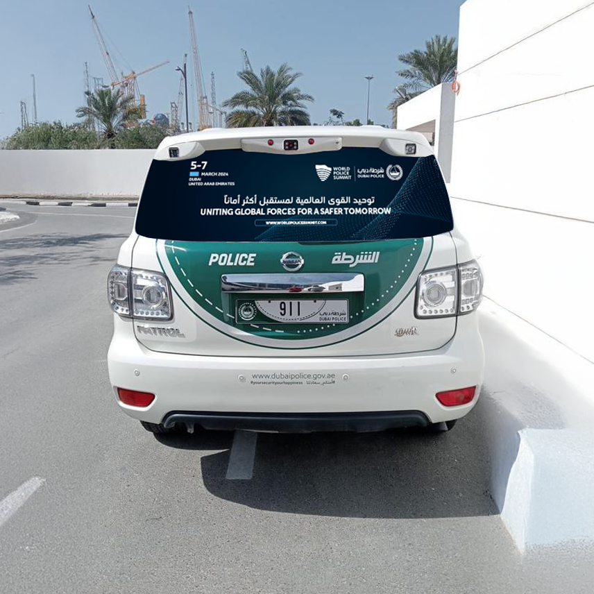 World Police Summit Vehicle Branding & Mockup Design
